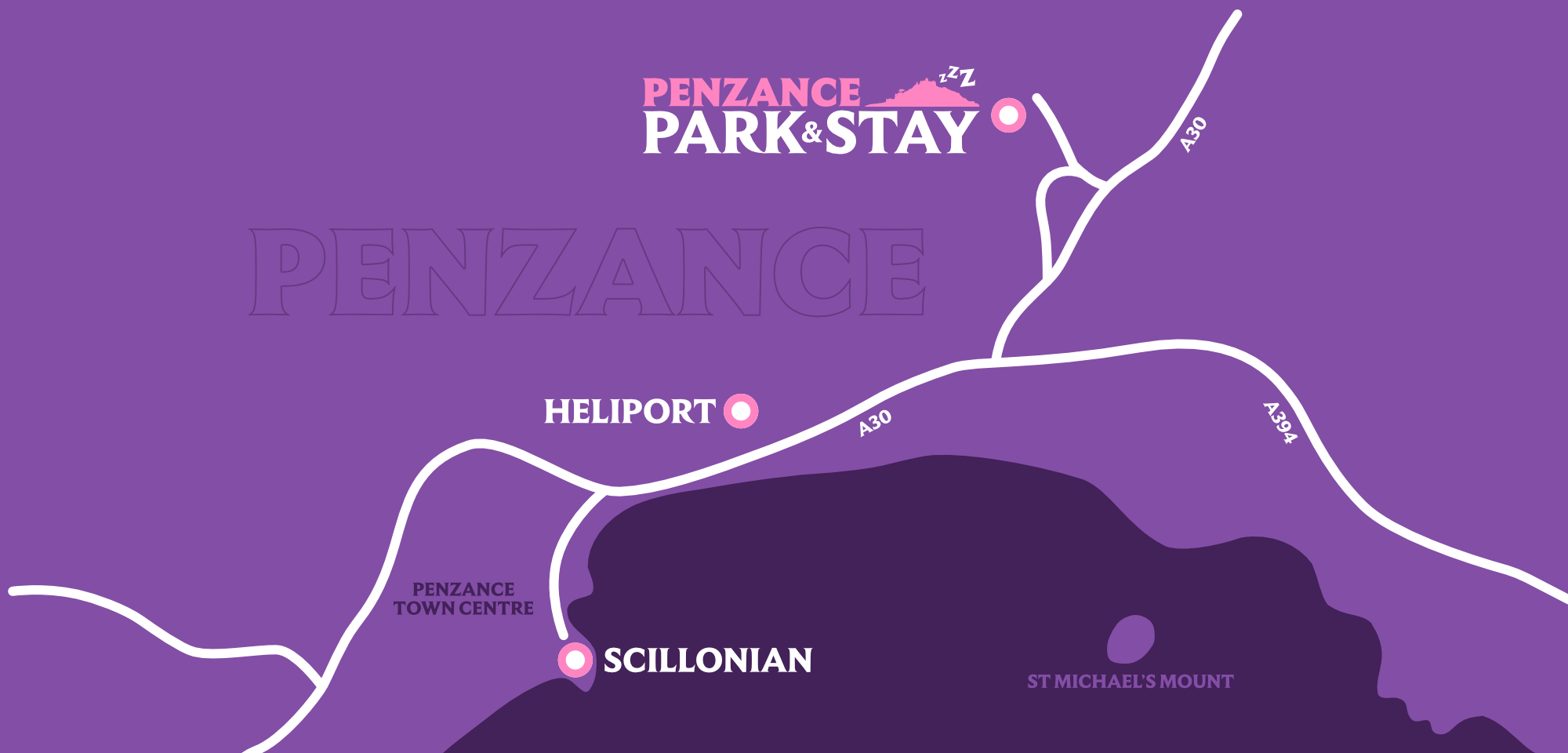 Our location in Penzance